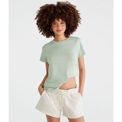 Aeropostale Womens' Washed Vintage Fit Crew Tee