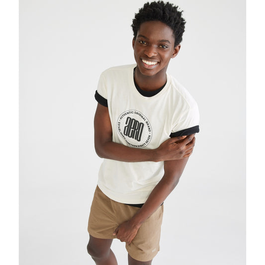 Aeropostale Mens' Circle Logo Graphic Tee