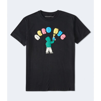 Aeropostale Mens' NYC Spray Paint Graphic Tee