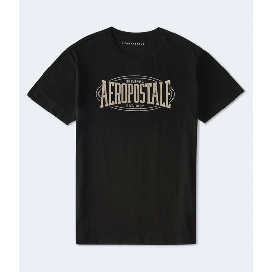 Aeropostale Mens' Aeropostale Oval Applique Graphic Tee