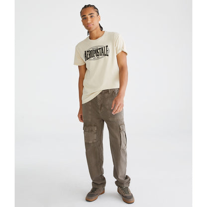 Aeropostale Mens' Aeropostale Oval Applique Graphic Tee