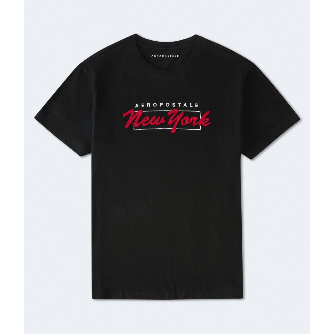 Aeropostale Mens' Aeropostale New York Box Logo Applique Graphic Tee