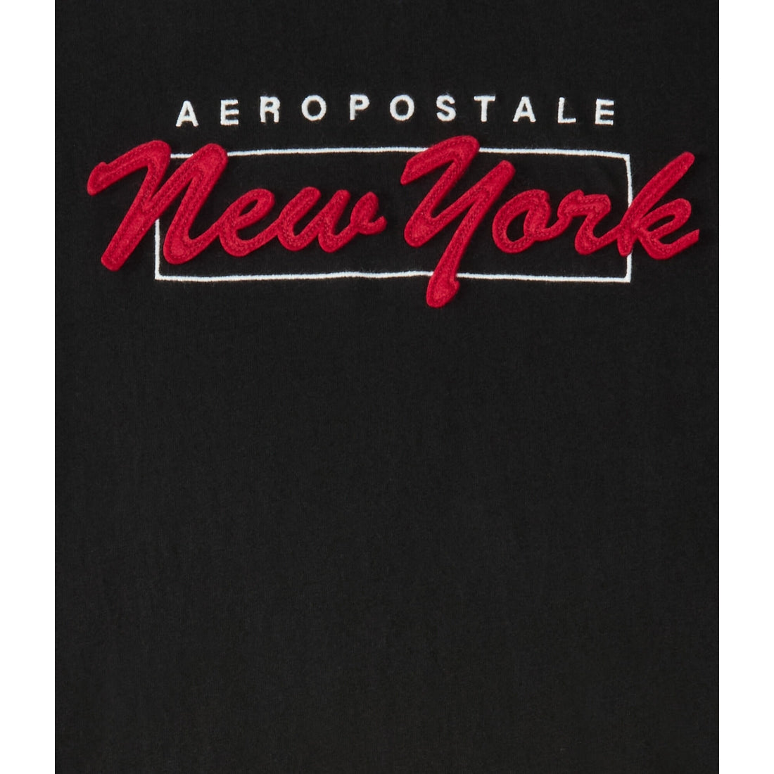 Aeropostale Mens' Aeropostale New York Box Logo Applique Graphic Tee