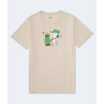 Aeropostale Mens' Sporty Snoopy Relaxed Graphic Tee