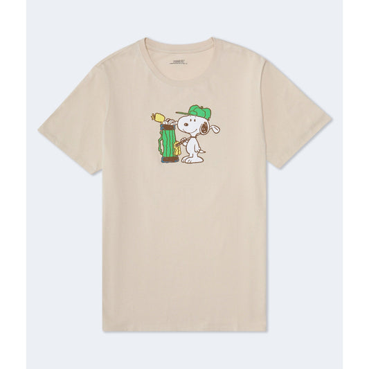 Aeropostale Mens' Sporty Snoopy Relaxed Graphic Tee