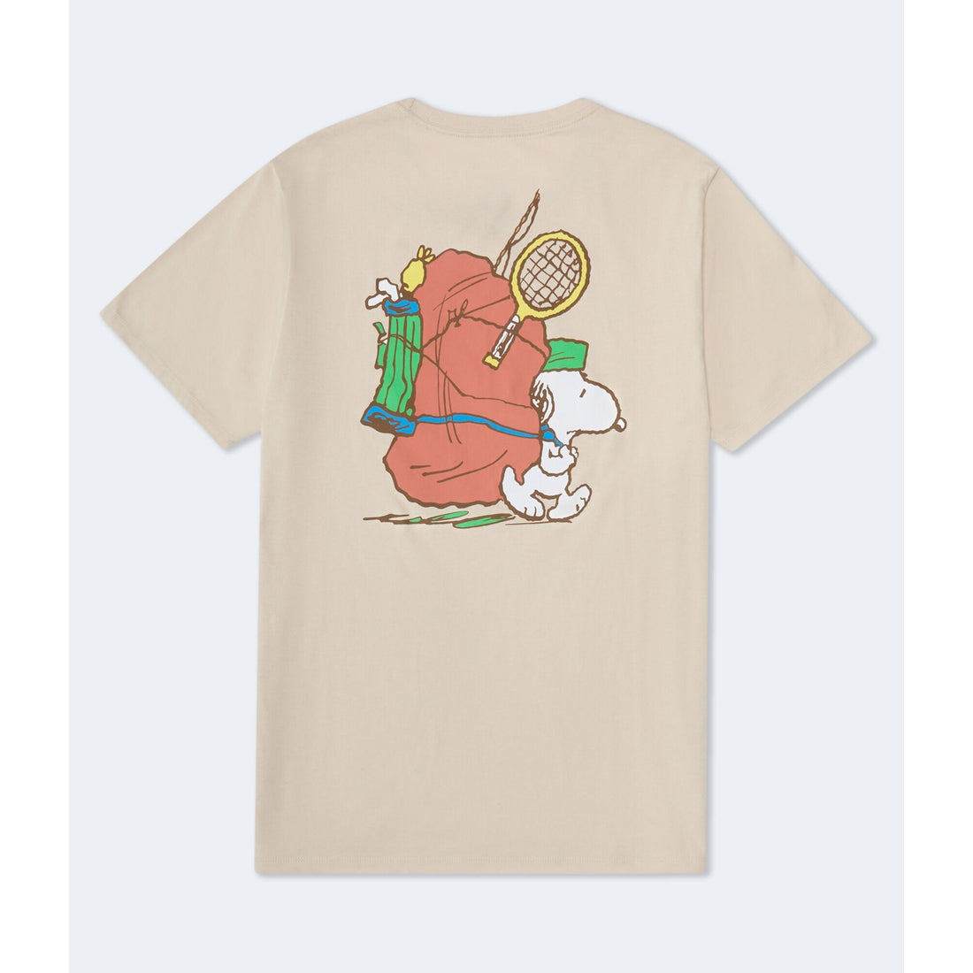 Aeropostale Mens' Sporty Snoopy Relaxed Graphic Tee