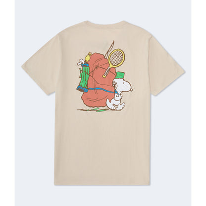 Aeropostale Mens' Sporty Snoopy Relaxed Graphic Tee