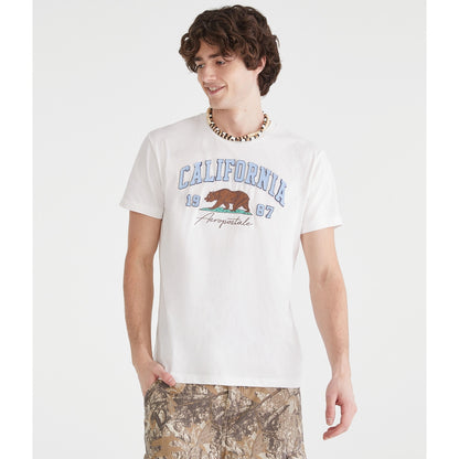Aeropostale Mens' Aeropostale California Bear Applique Graphic Tee