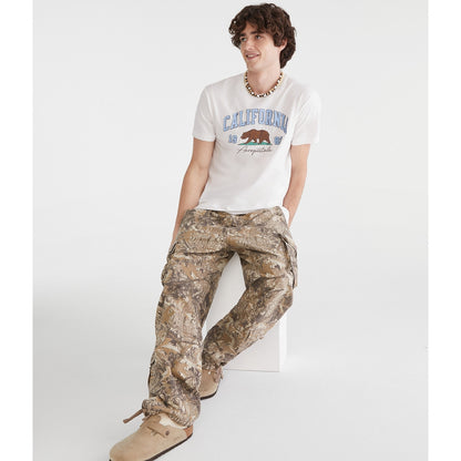 Aeropostale Mens' Aeropostale California Bear Applique Graphic Tee