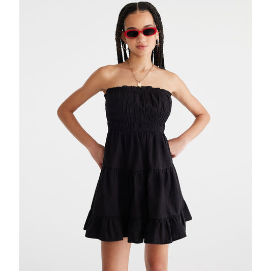 Aeropostale Womens' Solid Strapless Mini Dress