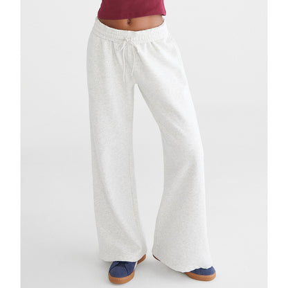 Mid-Rise Wide Leg Sweatpants