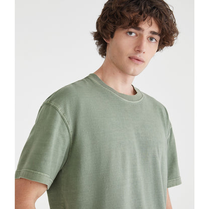 Aeropostale Mens' Washed Boxy Fit Crew Tee