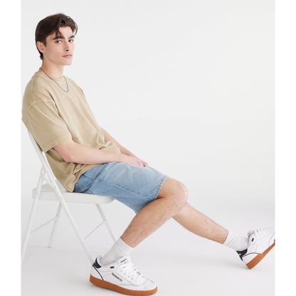 Aeropostale Mens' Washed Boxy Fit Crew Tee