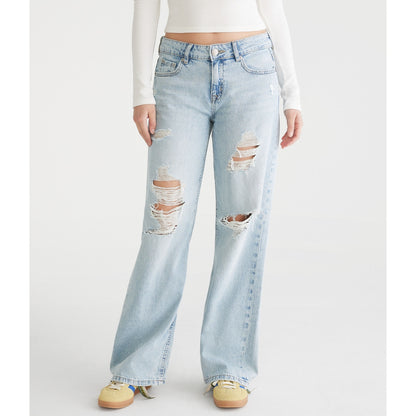 Low-Rise Baggy Wide Leg Lightweight Luxe Jean