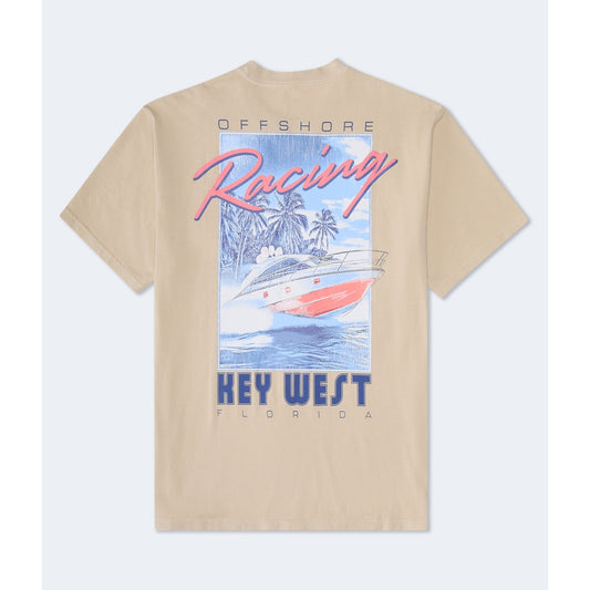 Aeropostale Mens' Key West Racing Graphic Tee