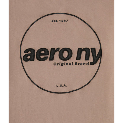 Aeropostale Mens' NY Circle Applique Graphic Tee