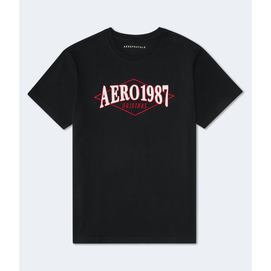 Aeropostale Mens' 1987 Diamond Applique Graphic Tee