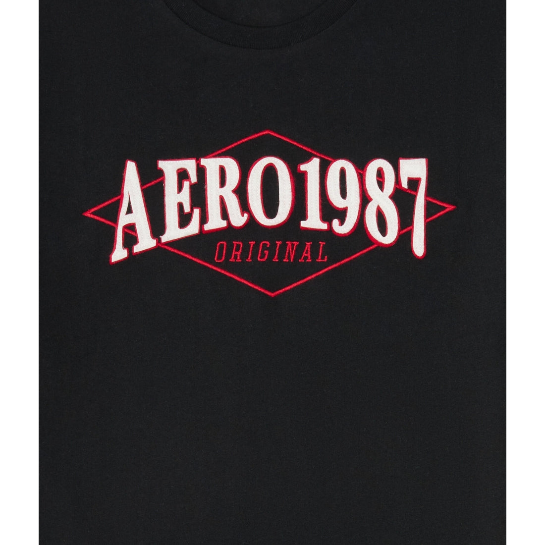 Aeropostale Mens' 1987 Diamond Applique Graphic Tee