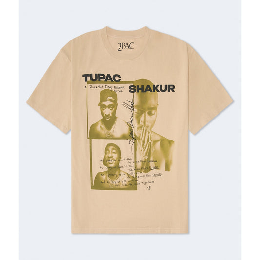 Aeropostale Mens' Tupac River Flows Forever Relaxed Graphic Tee