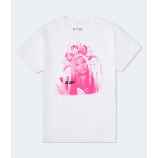 Aeropostale Womens' Nicki Minaj Pink Friday 2 Oversized Graphic Tee