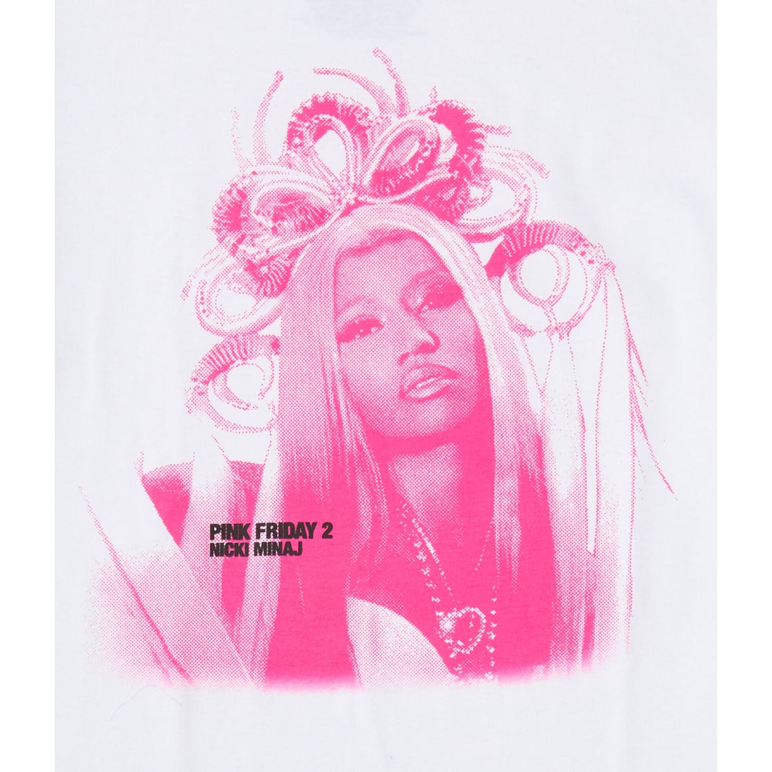 Aeropostale Womens' Nicki Minaj Pink Friday 2 Oversized Graphic Tee