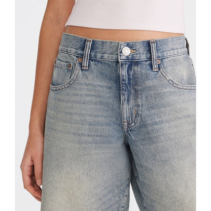 Mid-Rise Baggy Denim Jorts