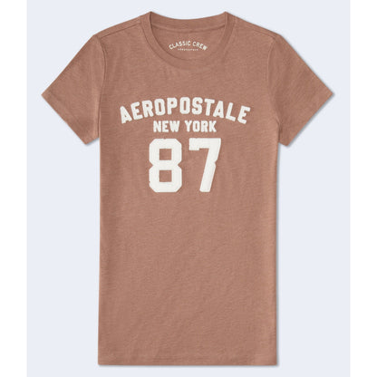 Aeropostale Womens' Aeropostale 87 Applique Graphic Tee