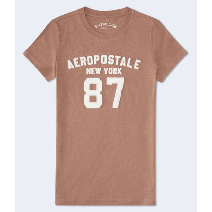 Aeropostale 87 Applique Graphic Tee