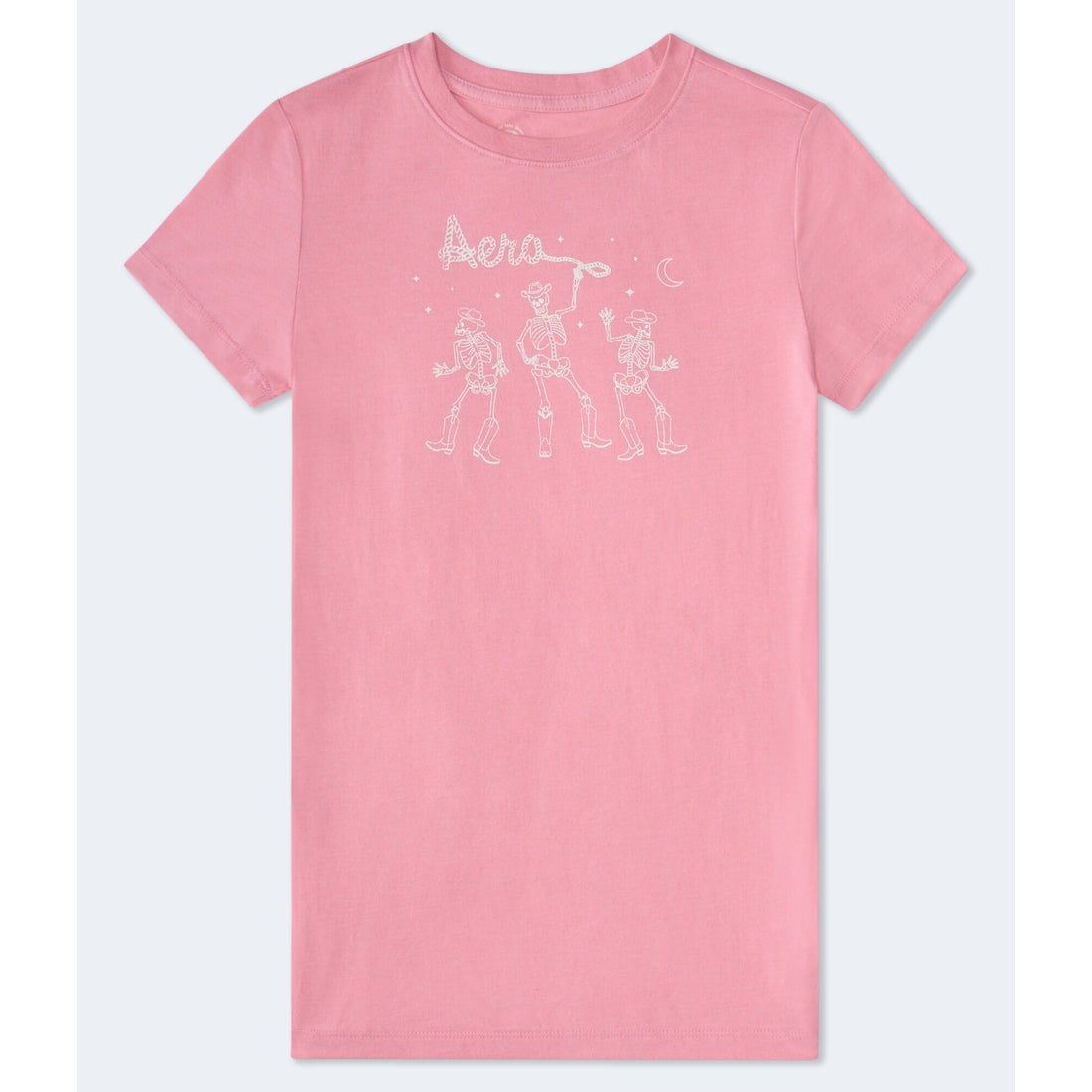 Aeropostale Womens' Cowboy Skeletons Graphic Tee