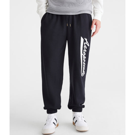 Aeropostale Mens' Aeropostale Script Logo Jogger Sweatpants