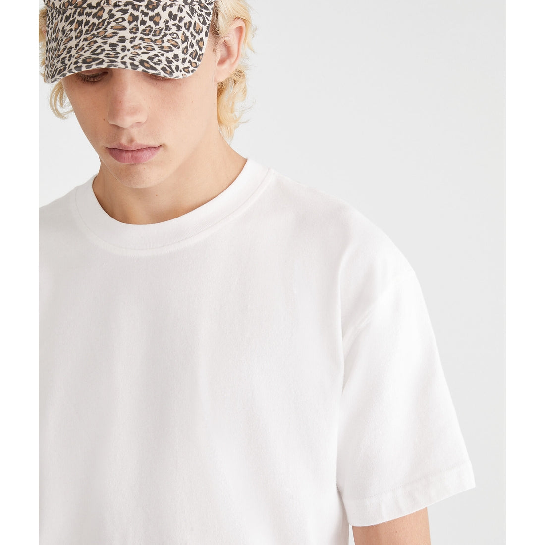 Aeropostale Mens' Washed Boxy Fit Crew Tee
