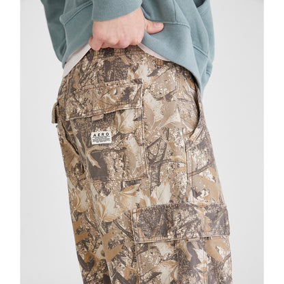 Aeropostale Mens' Forest Camo Baggy Cargo Pants