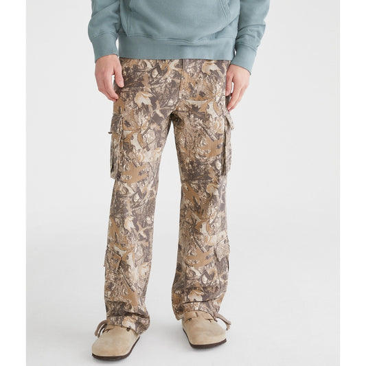 Aeropostale Mens' Forest Camo Baggy Cargo Pants