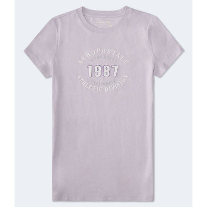 Aeropostale Womens' Aeropostale Athletic Division Applique Graphic Tee