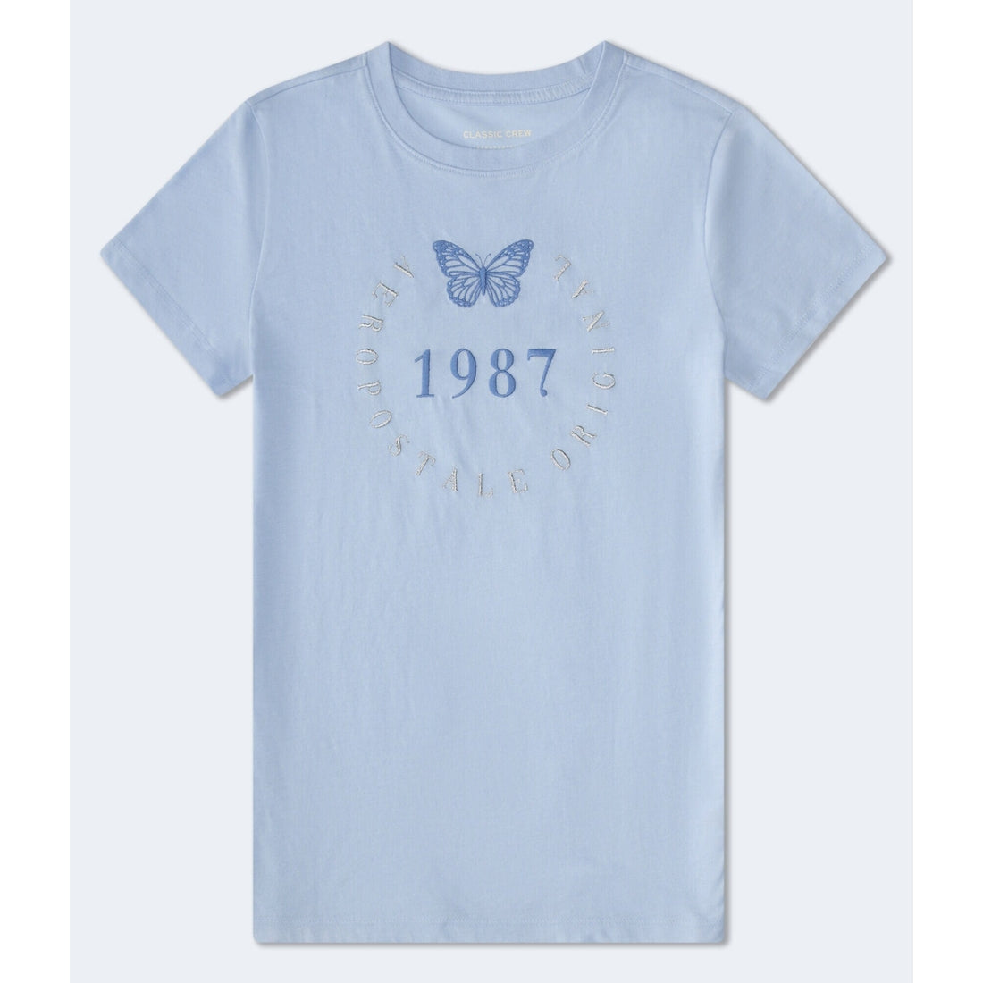 Aeropostale Womens' Aeropostale 1987 Butterfly Graphic Tee