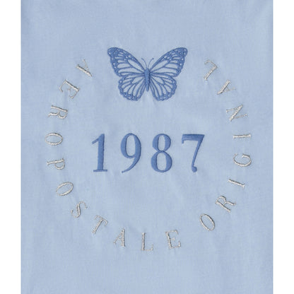 Aeropostale Womens' Aeropostale 1987 Butterfly Graphic Tee