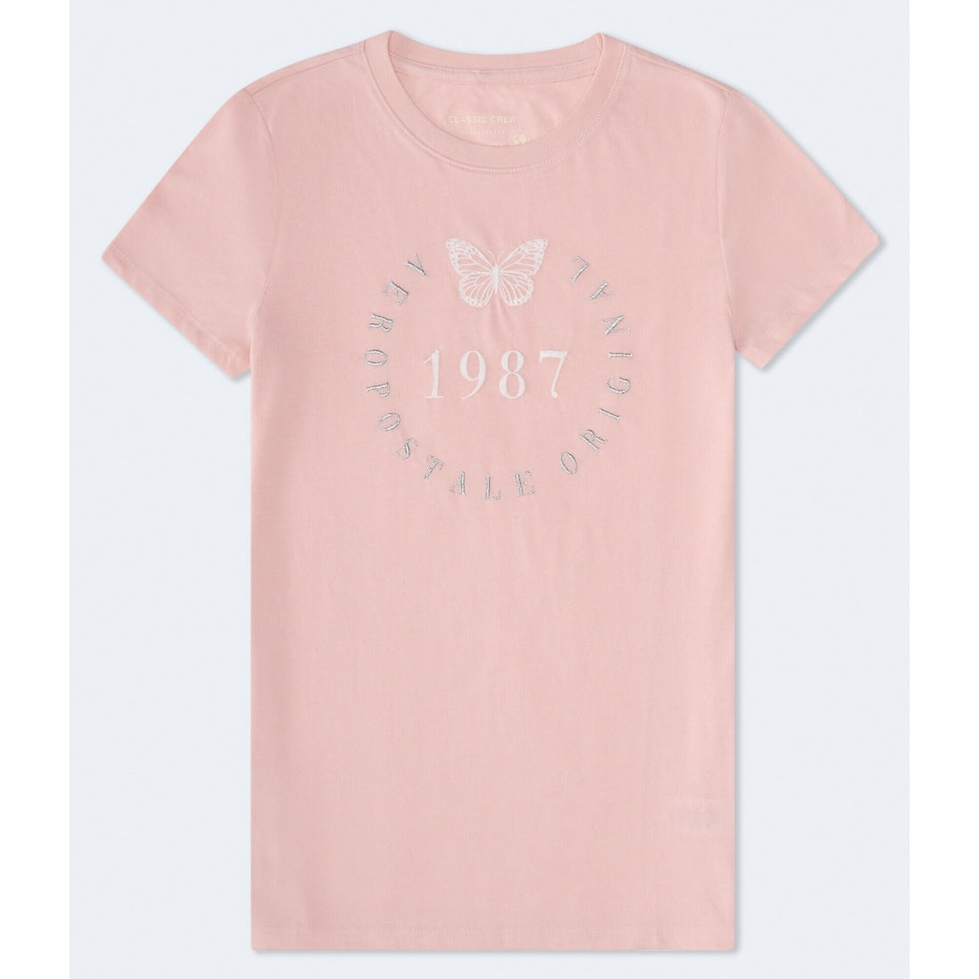 Aeropostale Womens' Aeropostale 1987 Butterfly Graphic Tee
