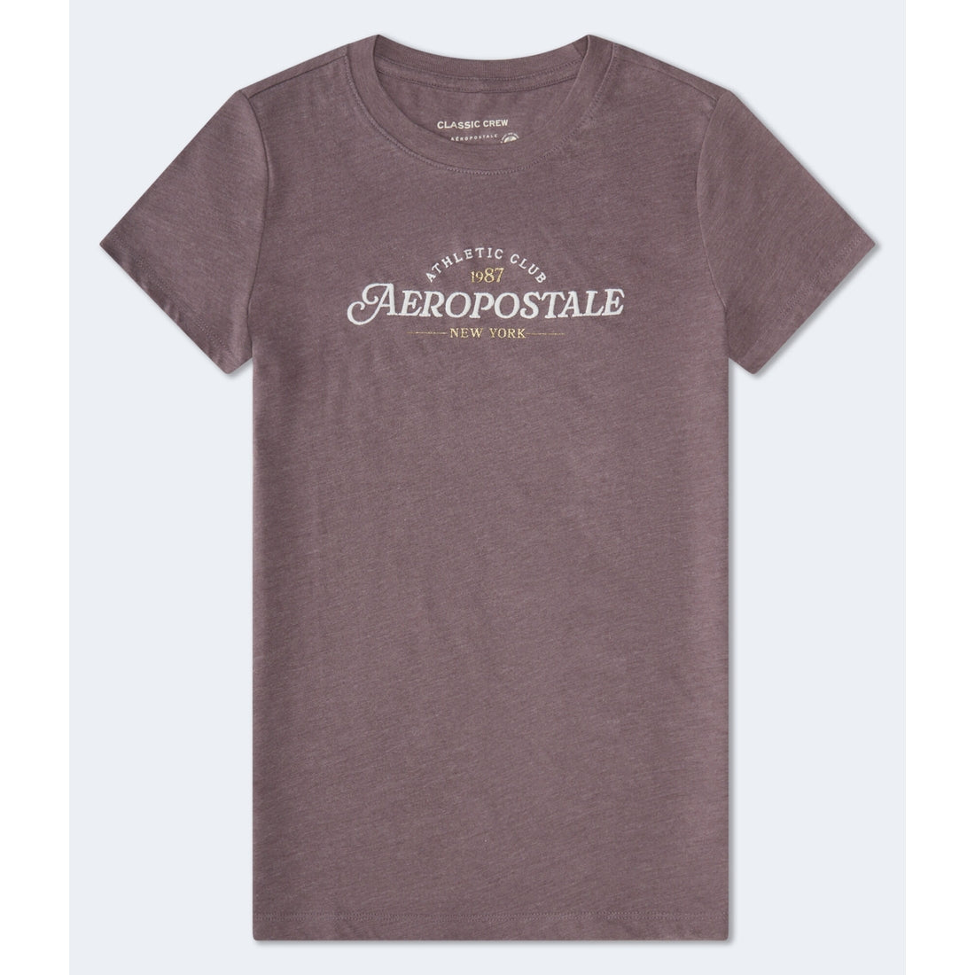 Aeropostale Womens' Aeropostale Athletic Club Glitter Graphic Tee
