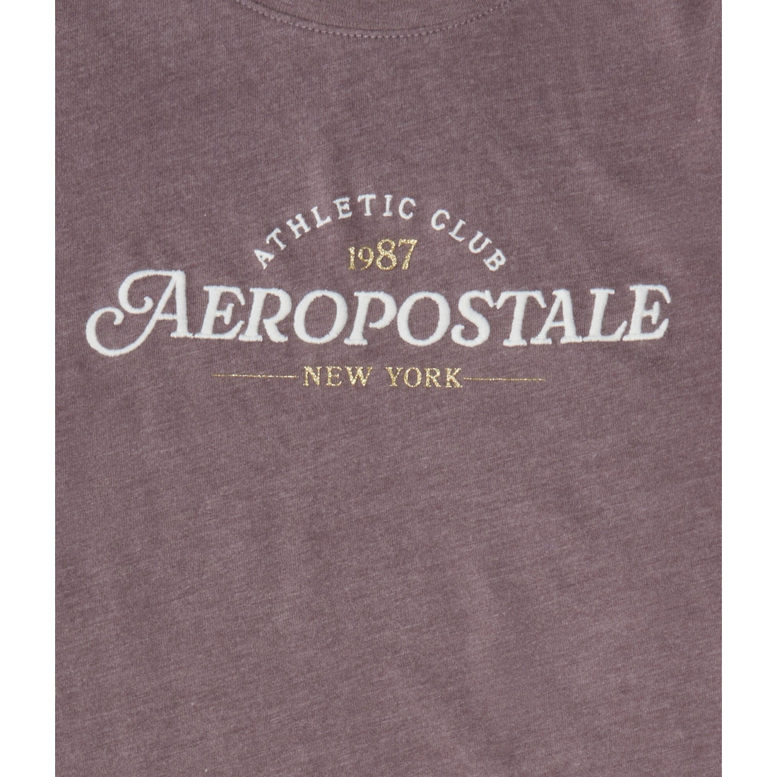 Aeropostale Womens' Aeropostale Athletic Club Glitter Graphic Tee