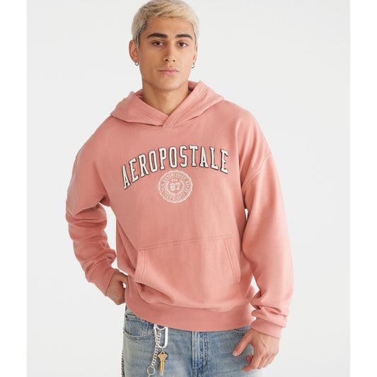 Aeropostale Mens' Aeropostale Crest Logo Pullover Hoodie