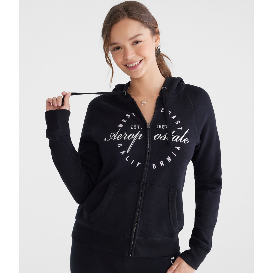 Aeropostale Womens' Aeropostale West Coast Full-Zip Hoodie