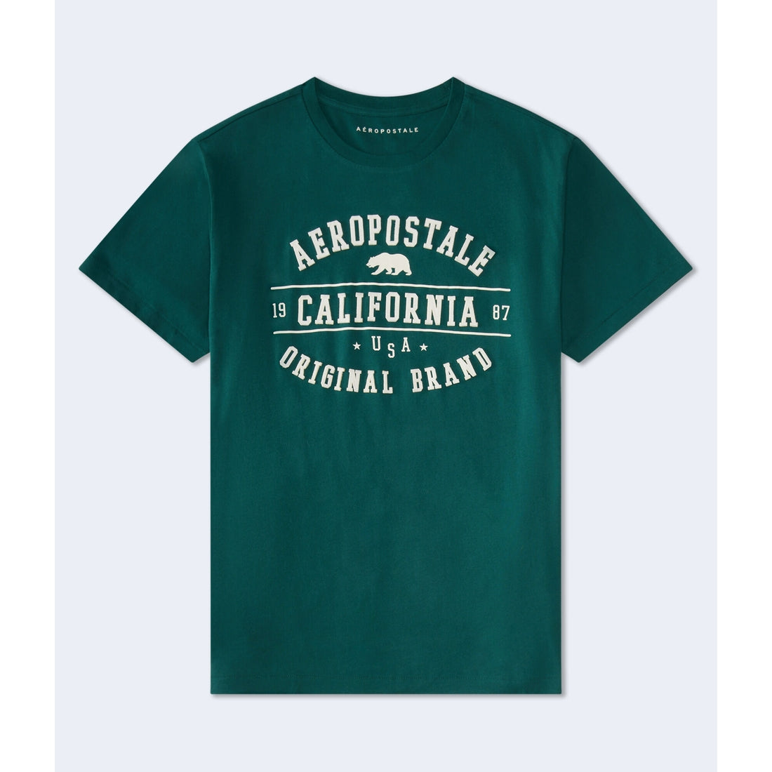 Aeropostale Mens' Aeropostale Cali Bear Applique Graphic Tee