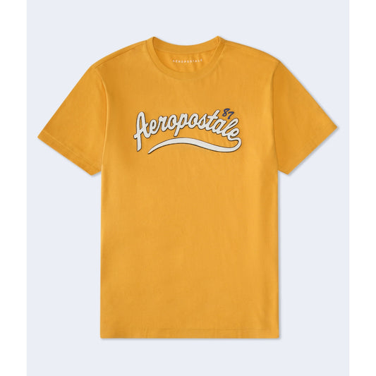 Aeropostale Mens' Aeropostale 87 Script Applique Graphic Tee