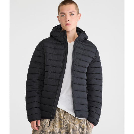 Aeropostale Mens' Hooded Midweight Puffer Jacket