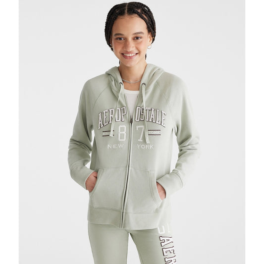 Aeropostale Womens' Aeropostale Since 87 Full-Zip Hoodie