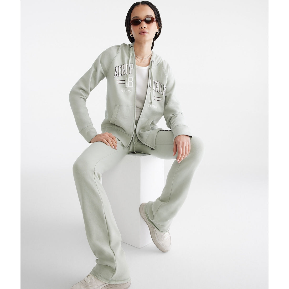 Aeropostale Womens' Aeropostale Since 87 Full-Zip Hoodie