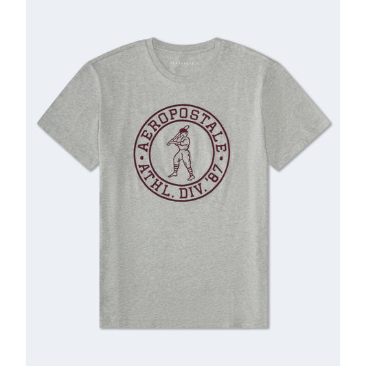 Aeropostale Mens' Aeropostale Baseball Logo Graphic Tee