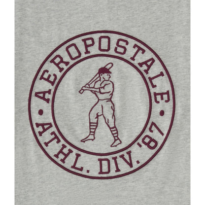 Aeropostale Mens' Aeropostale Baseball Logo Graphic Tee