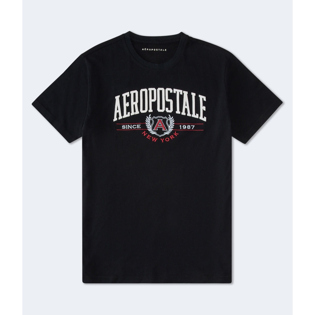 Aeropostale Mens' Aeropostale Laurel Logo Applique Graphic Tee