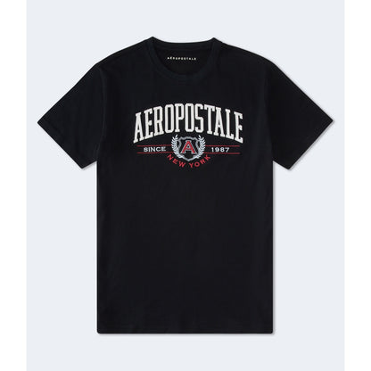 Aeropostale Mens' Aeropostale Laurel Logo Applique Graphic Tee